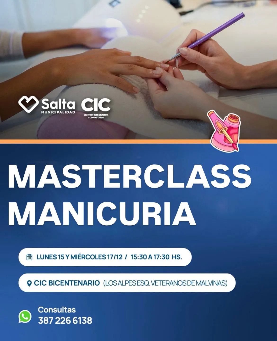 MASTERCLASS DE MANICURÍA En CIC Bicentenario