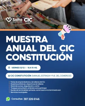 MUESTRA ANUAL - CIC CONSITUCIÓN