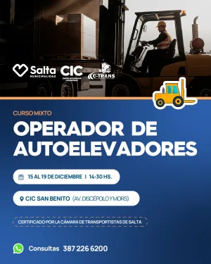 OPERADOR DE AUTOELEVADORES