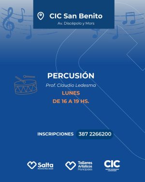 PERCUSION EN EL CIC SAN BENITO
