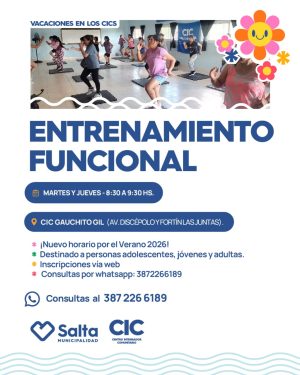 Entrenamiento FUNCIONAL - Modo verano en el CIC Gauchito Gil