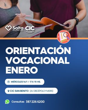 ORIENTACION VOCACIONAL- CIC SAN BENITO