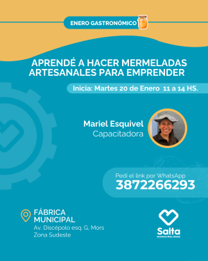 Aprendé a hacer mermeladas artesanales para emprender - 20/01/26 - COMISIÓN 2
