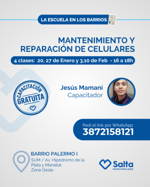 Mantenimiento y reparación de celulares - 20/01/26