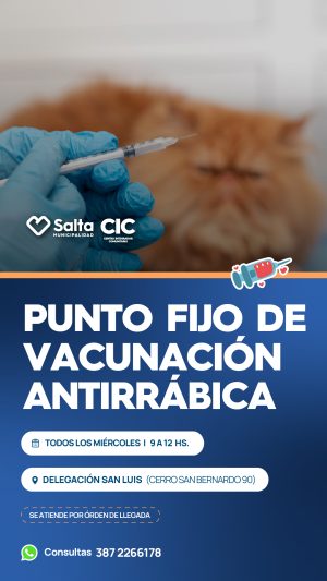 VACUNACION ANTIRRABICA