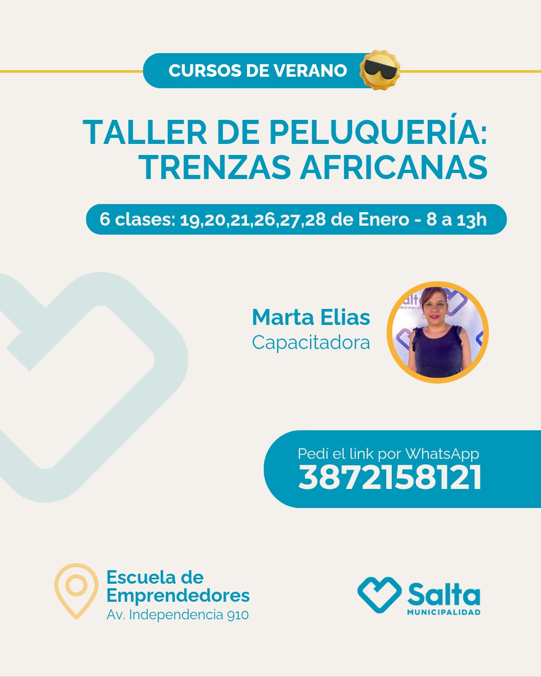Taller de peluquería: trenzas africanas - 19/01/26
