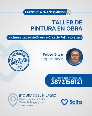 Taller de pintura en obra - 23/01/26