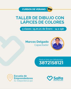 Taller de dibujo con lápices de colores - 19/01/26