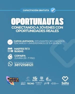 Oportunautas: Conectando a jóvenes con oportunidades reales - 17/03/2026