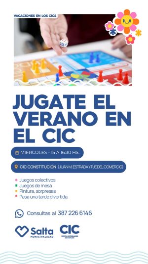 JUGATE EL VERANO - CIC CONSTITUCIÓN