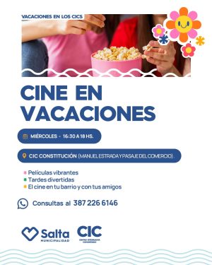 CINE EN VACACIONES - CIC CONSTITUCION