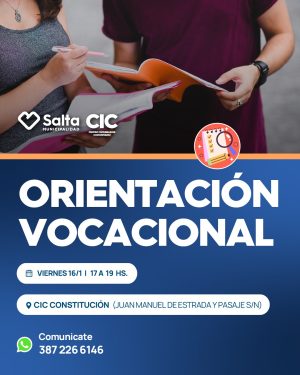 ORIENTACIÓN VOCACIONAL - CIC CONSTITUCIÓN