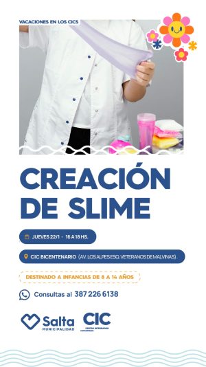 Creación de Slime en CIC Bicentenario