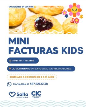 Curso de Mini Facturas Kids en CIC Bicentenario