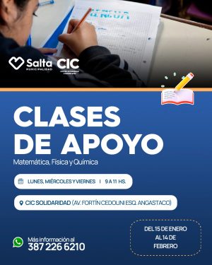 Clases de apoyo en Matemática, física y química
