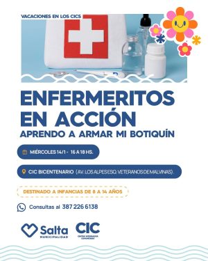ENFERMERITOS EN ACCIÓN Aprendo a armar mi botiquín!