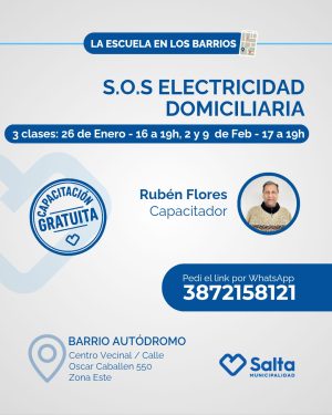 Taller de electricidad SOS - 26/01/2026
