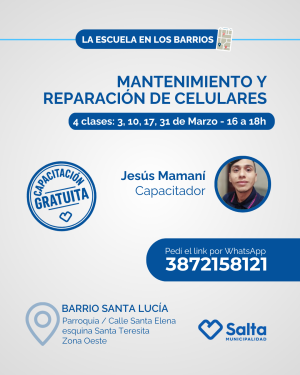 Reparación y mantenimiento de celulares - 03/03/2026