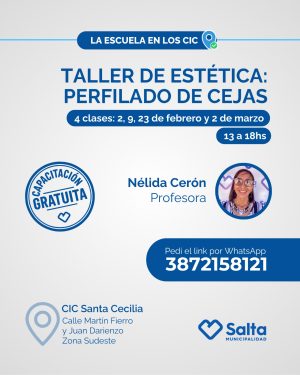 TALLER DE ESTETICA, PERFILADO DE CEJAS