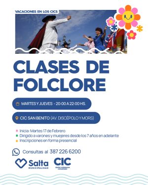 FOLCLORE- CIC SAN BENITO