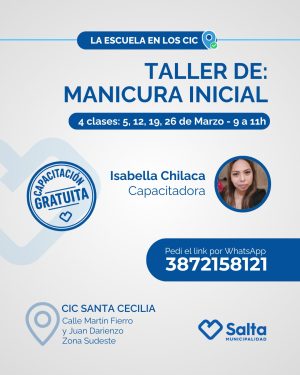 Taller de manicura inicial - 05/03/2026
