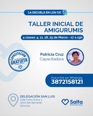 Taller inicial de amigurumis - 04/03/2026