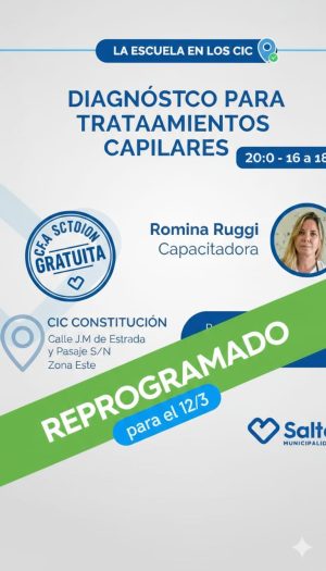 DIAGNOSTICO PARA TRATAMIENTOS CAPILARES - CIC CONSTITUCION