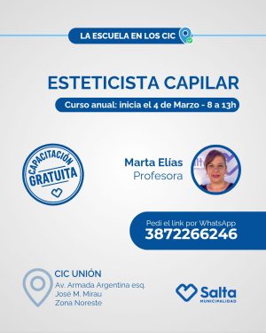 Esteticista capilar COM 1 - 04/03/2026