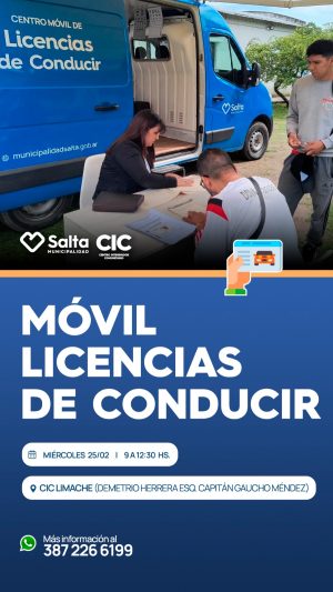 MOVIL LICENCIAS DE CONDUCIR - CIC LIMACHE