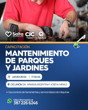 MANTENIMIENTO DE PARQUES Y JARDINES