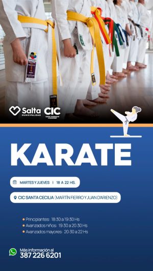 KARATE EN EL CIC. SANTA CECILIA