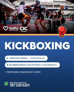 KICKBOXING EN EL CIC. SANTA CECILIA