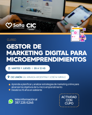 GESTOR DE MARKETING DIGITAL PARA MICROEMPRENDIMIENTOS