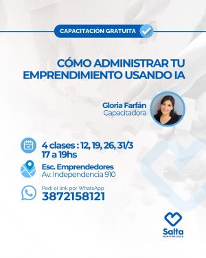 Cómo administrar tu emprendimiento usando IA - 12/03/2026