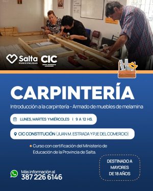 CARPINTERIA DE MELAMINA - CIC CONSTITUCIÓN