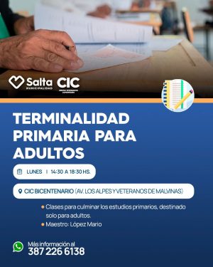 TERMINALIDAD PRIMARIA PARA ADULTOS