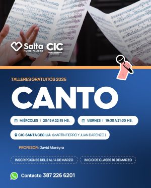 TALLER DE CANTO