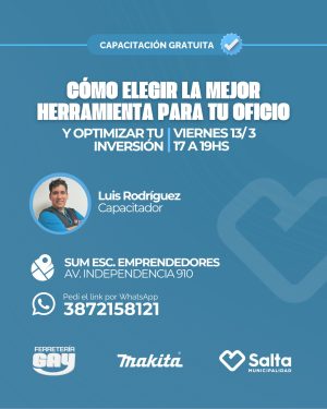 Cómo elegir la mejor herramienta para tu oficio y optimizar tu inversión - 13/03/2026