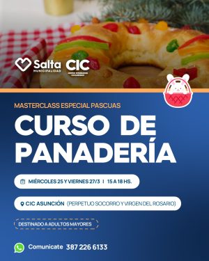 CURSO DE PANADERÍA: ESPECIAL PASCUAS - CIC ASUNCIÓN