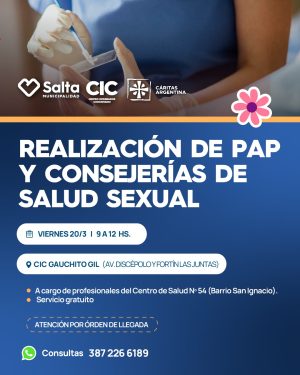 Jornada de P.AP + Consejería de Salud Sexual-CIC Gauchito Gil