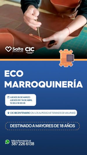 Eco Marroquineria en CIC Bicentenario