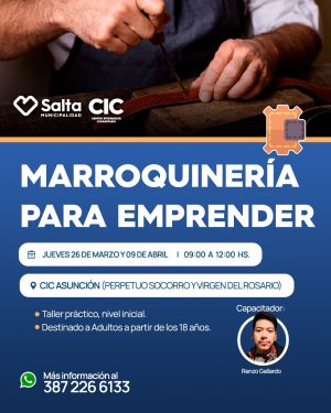 MARROQUINERIA PARA EMPRENDER - CIC ASUNCIÓN