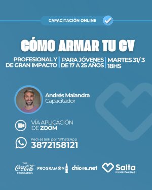 Cómo armar tu CV profesional y de gran impacto - 31/03/2026