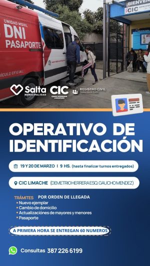 OPERATIVO IDENTIFICACION - CIC LIMACHE