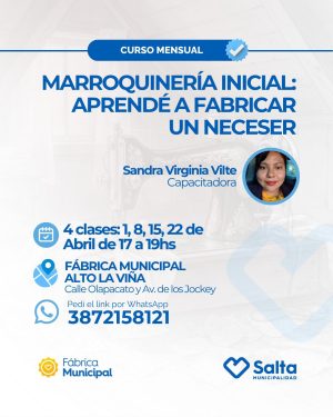 Marroquinería inicial: Aprendé a fabricar un neceser - 01/04/2026