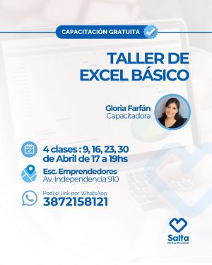 Taller de Excel básico - 09/04/2026