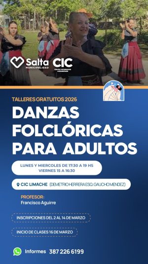 DANZA FOLCLORICAS  ADULTOS - CIC LIMACHE