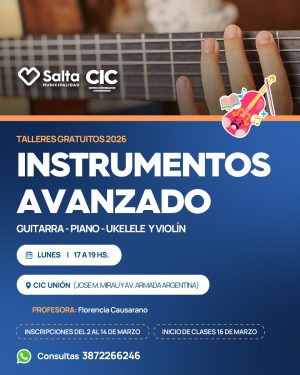 INSTRUMENTOS INICIAL Y AVANZADOS - CIC UNIÓN