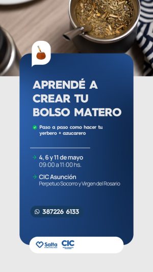 APRENDE A CREAR TU BOLSO MATERO
