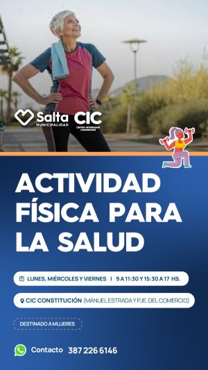 ACTIVIDAD FISICA PARA LA SALUD - CIC CONSTITUCIÓN